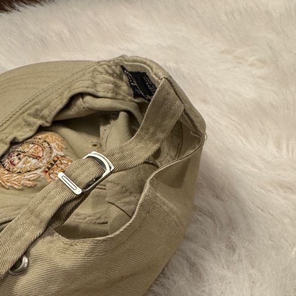 Vintage Polo by Ralph Lauren Tan Cap with Embroidered Crest Size OS pre-owned. - Picture 7 of 9